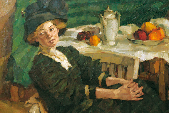 Picture: "Breakfast table", Walter Püttner, around 1910