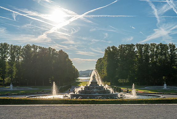 Bild: Schlosspark, Fama-Brunnen